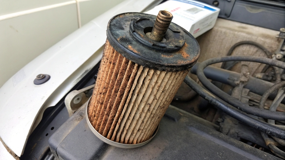 забитый топливный фильтр