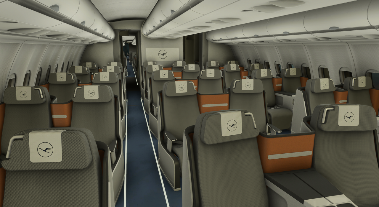 A340-600 Pro Cabine de Passageiros