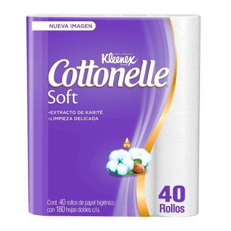 Sam's Club: Papel Higiénico Kleenex Cottonelle Soft 40 rollos
