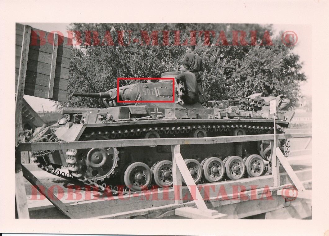 Front Brücke Panzerkampfwagen III Turmnummer 502 Panzer 3
