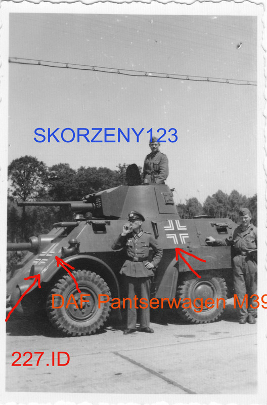 Beute Panzerspähwagen DAF M39 selten nur 12 Stüc