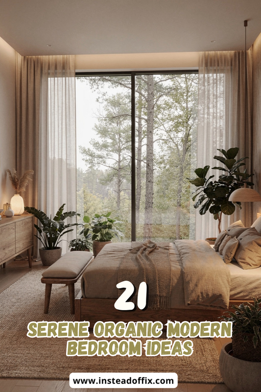 01 21 Serene Organic Modern Bedroom Ideas for a Nature Inspired Retreat