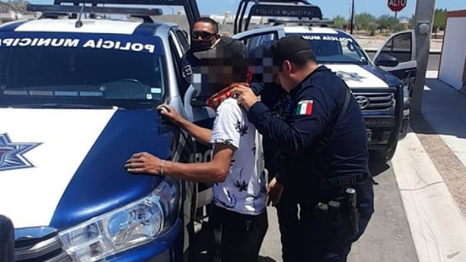 Arrestan a tres violentos hombres en Hermosillo; uno intentó quemar a su propia familia