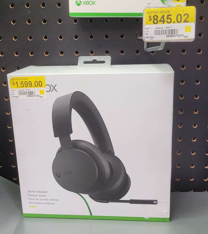 Walmart: Audifonos XBox Oficiales Alambricos 
