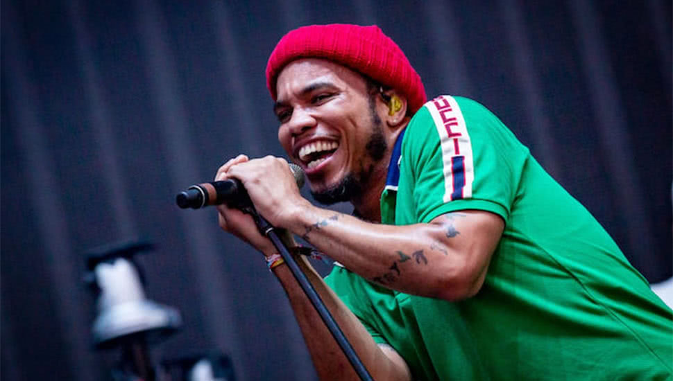 Anderson Paak Performing with a big smile