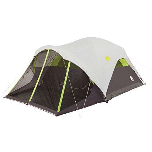 Amazon: Coleman Steel Creek Fast Pitch Dome Tent with Screen Room, 6-Person, White, 10' x 9' 20 
