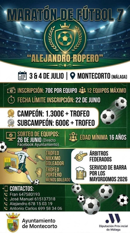 Maratón de Fútbol 7 en Montecorto