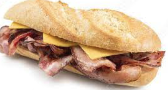 Bocata De Bacon Y Queso