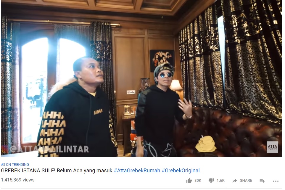 Atta Halilintar temukan foto mantan istri Sule di ruang kerja