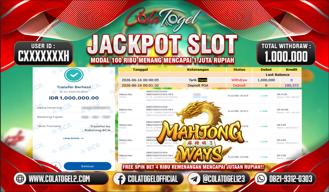 JACKPOT SLOT GACOR!!
