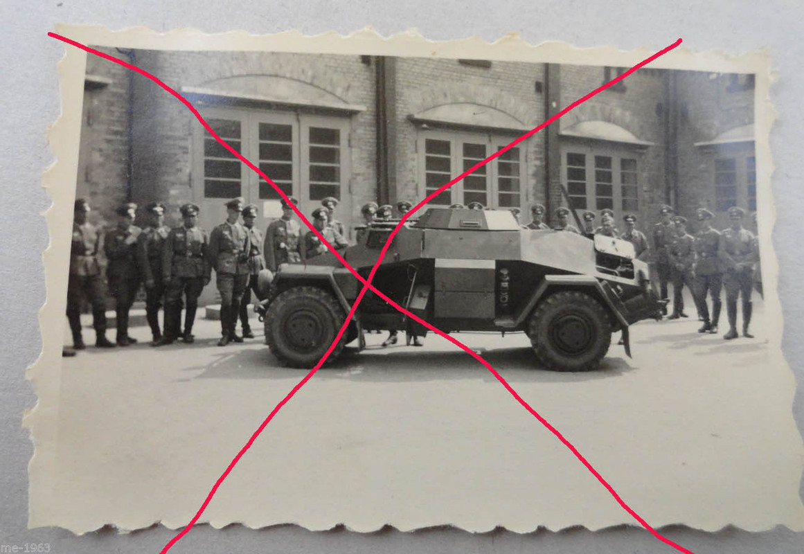 1935 Panzerspähwagen eingetroffen bei A.A. 9 II
