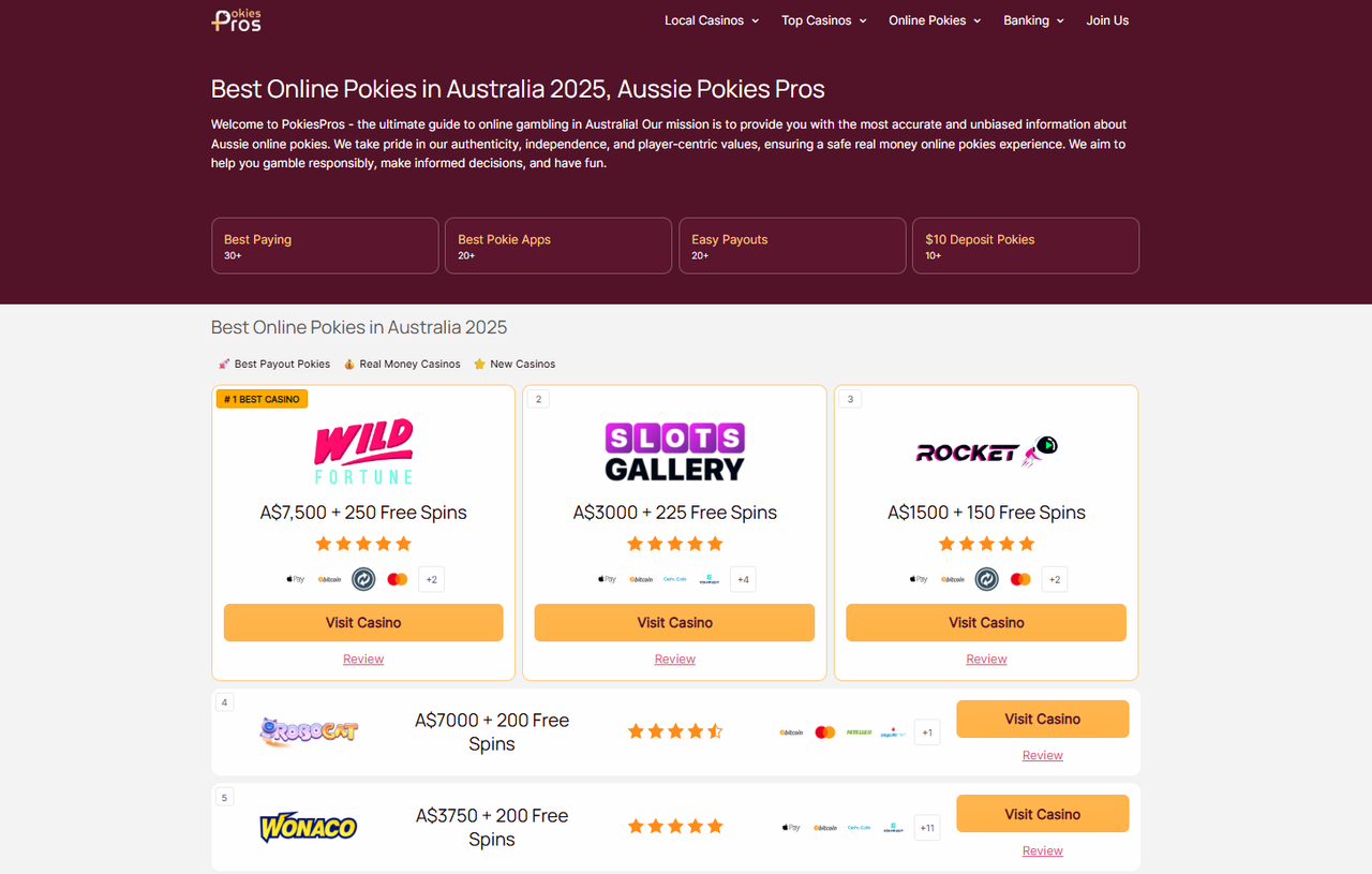 pokiespros-casino-online-casino-australia