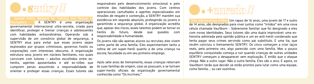 perfil de controle