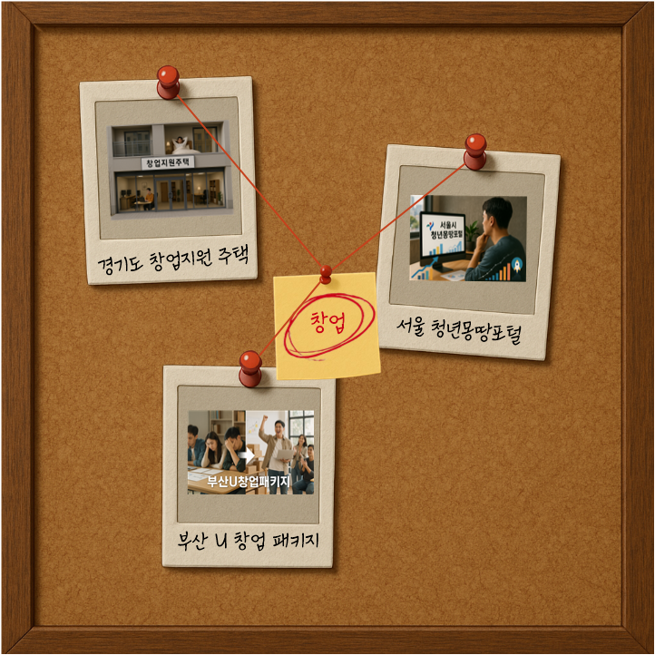 타 지역 창업 지원 정책 비교