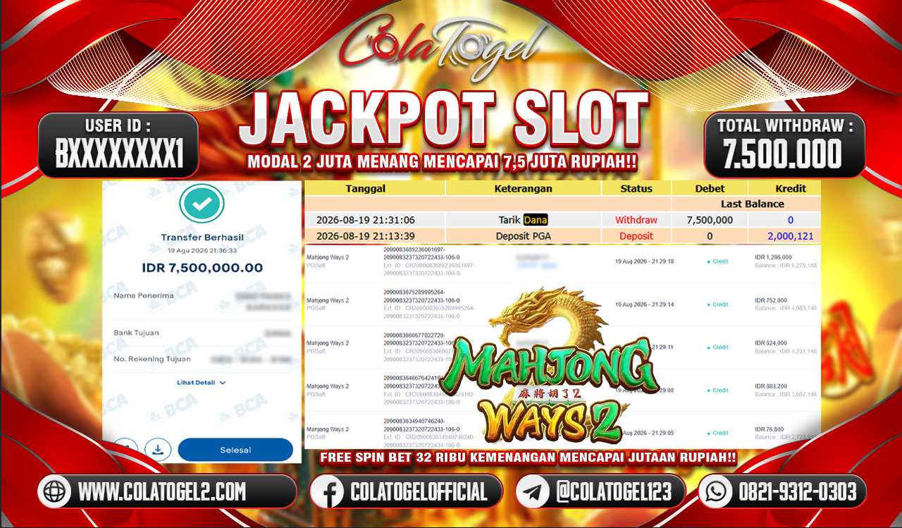 JACKPOT SLOT GACOR!!
