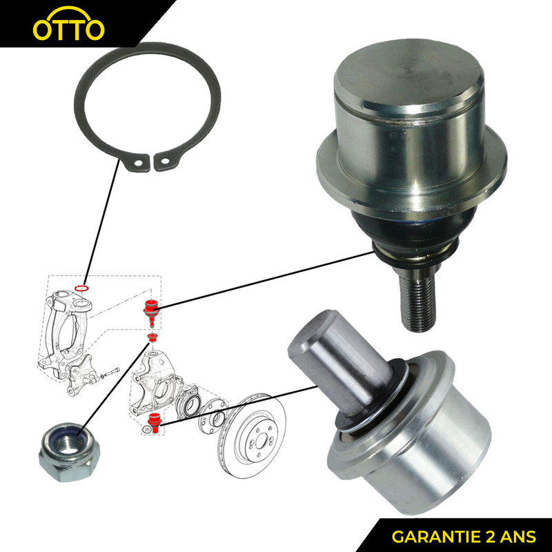 Bras (triangle) de suspension inférieur Clio 3 RS