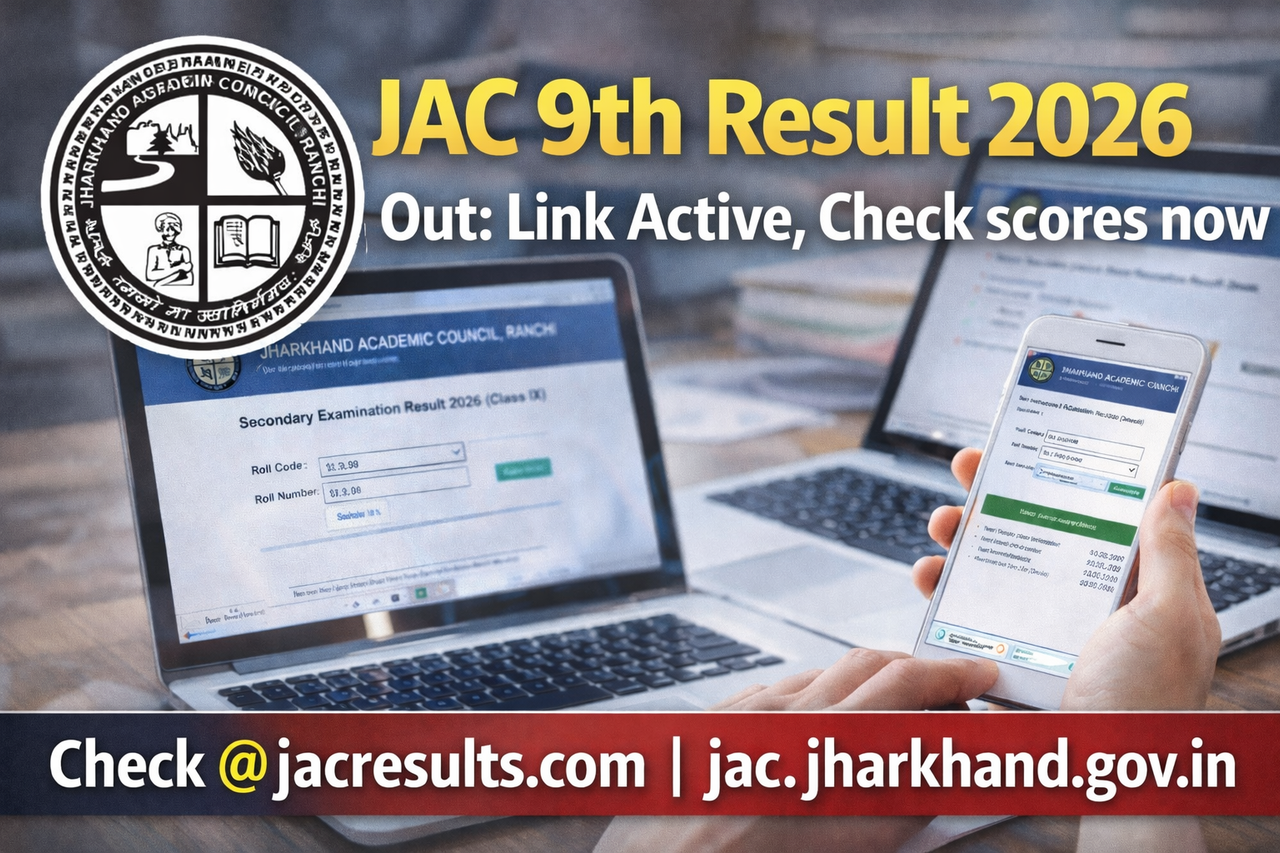 JAC Class 9 Result 2026 released