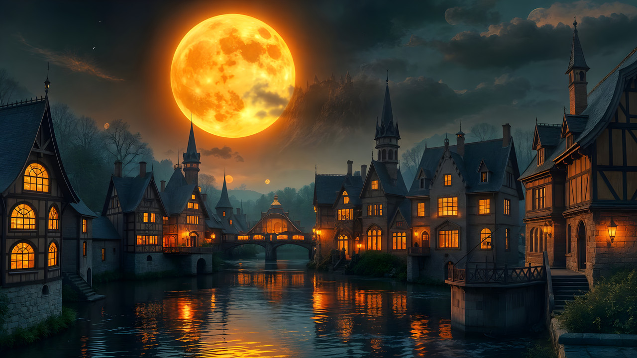 Gothic City On Riverside