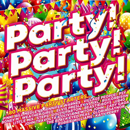d09562b3 dd96 478c ab63 1c9d888fddc8 - VA - Party! Party! Party! 4CD (2020)