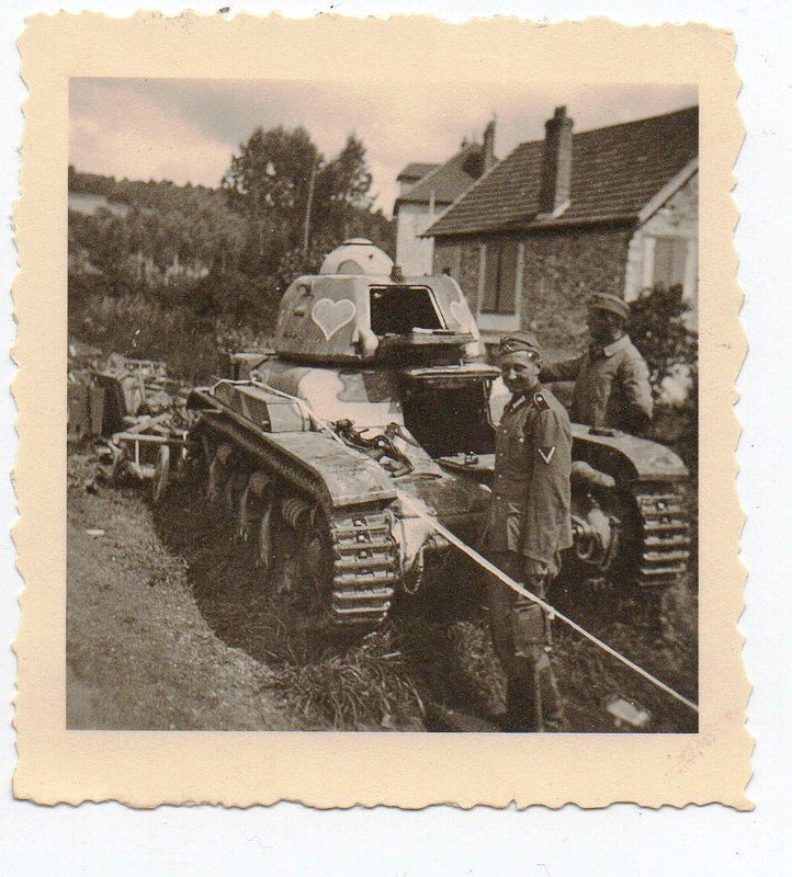 Westfeldzug, französischer Beute Tank Panzer Hot