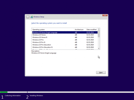 Windows 10 Redstone 5, Version 1809 17763.348 AIO 68in2 (x86-x64) March 01, 2019