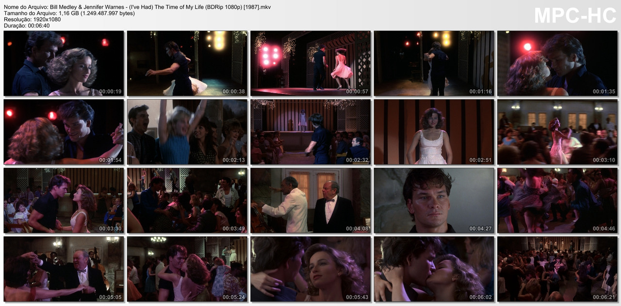 Bill Medley & Jennifer Warnes - (I've Had) The Time of My Life (BDRip 1080p) [1987]