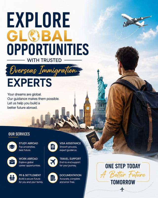 Explore Global Opportunities With Trusted Overseas Immigration Consultant