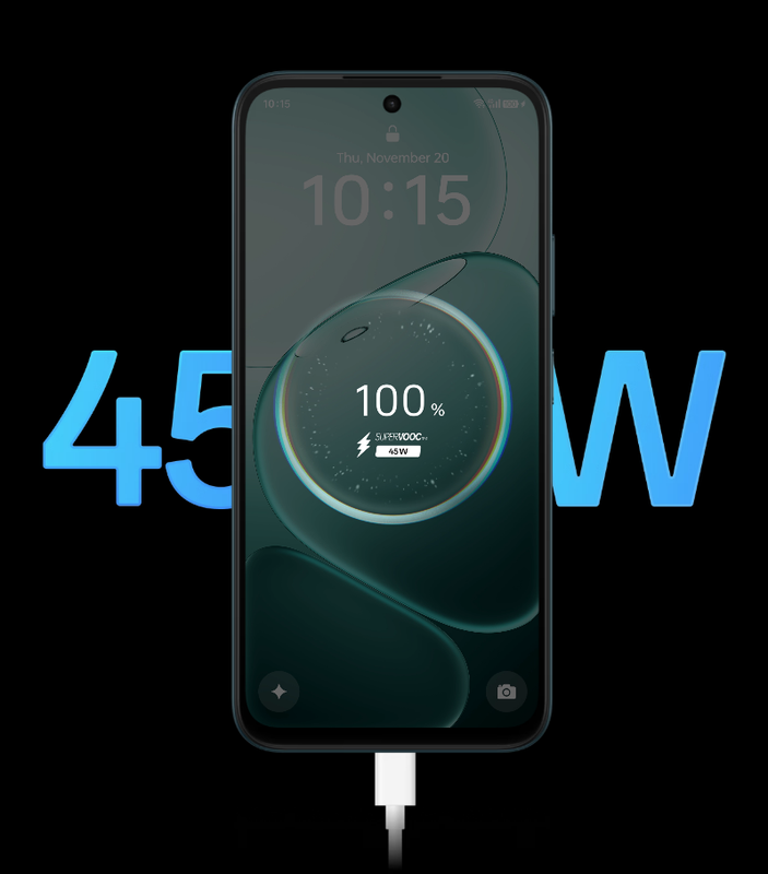 45W SUPERVOOC Charging