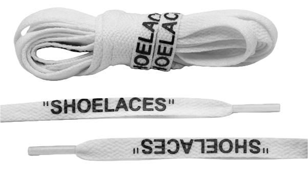 off white shoe laces