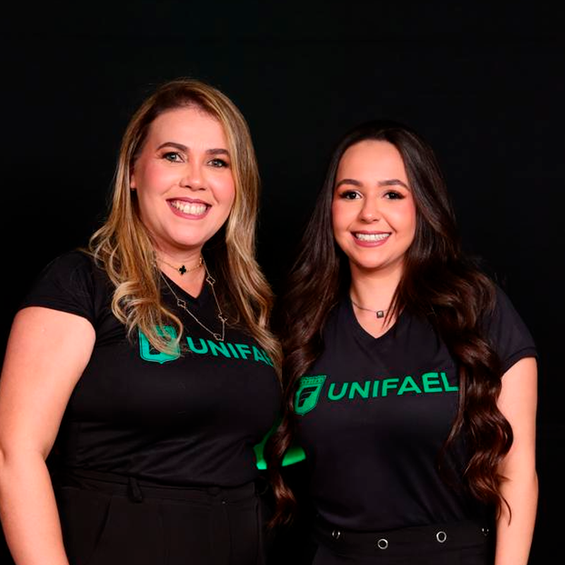 Foto de Maria Tereza Aquino Fiuza e Rafaela Borges Broleze