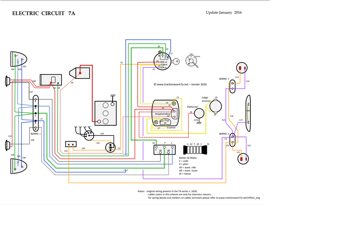 Schema elettrico 7 A 1