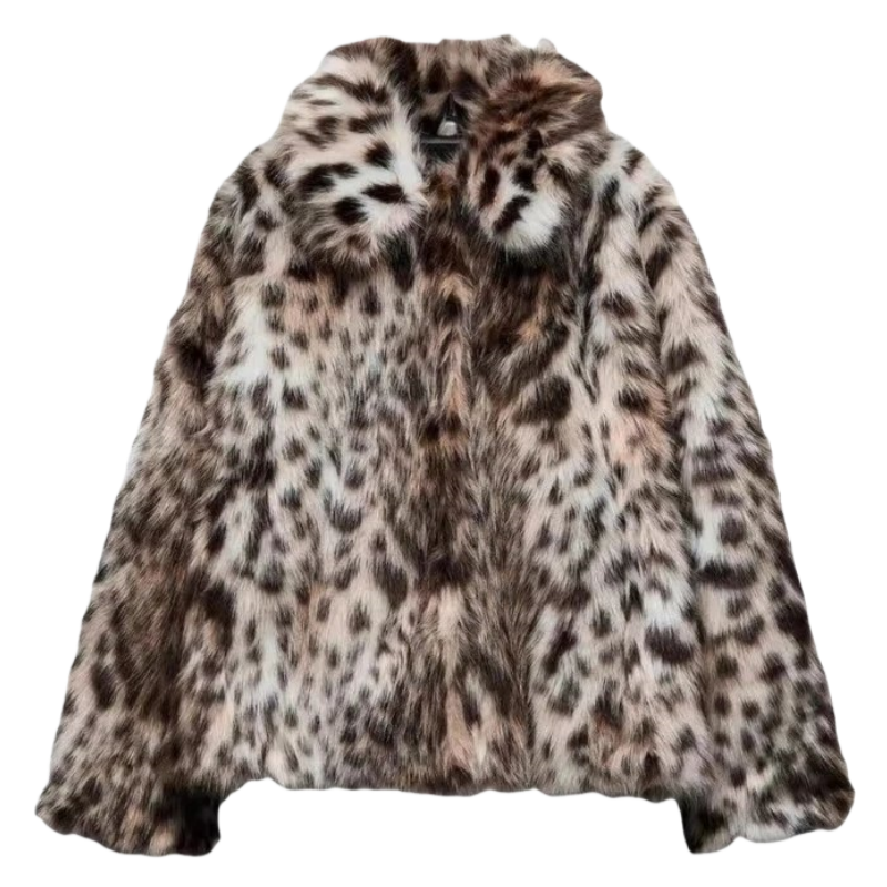 Zara Leopard Fur Jacket