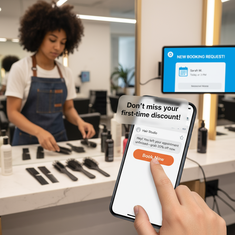 Salon Booking Automation Visual
