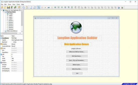 Longtion Application Builder 5.29.0.760