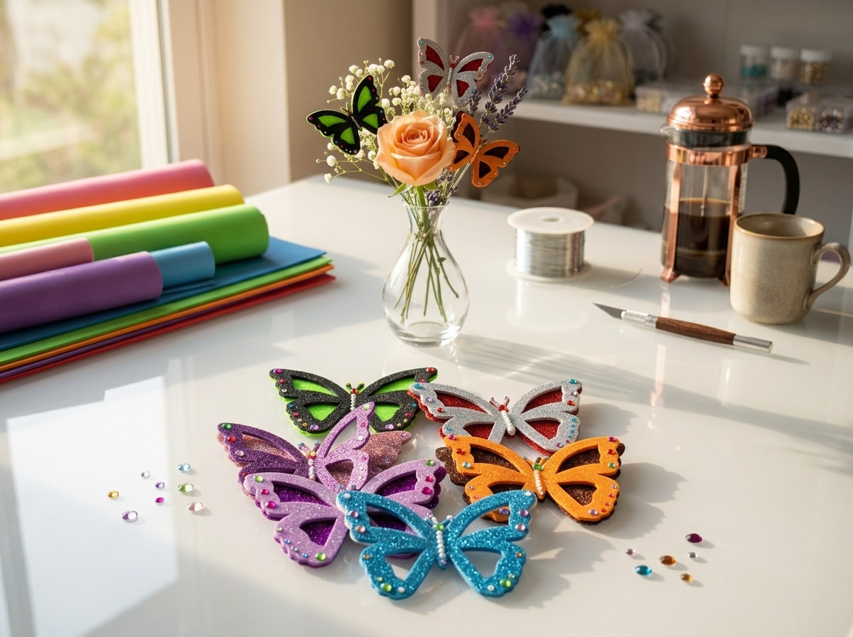 adornos decorativos mariposas para fiestas