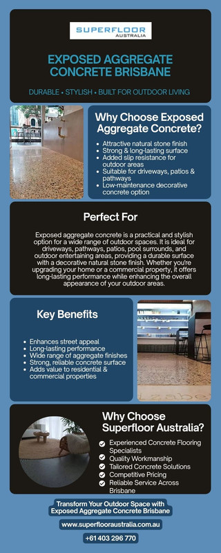 Looking for a Premium Finish? Try Exposed Aggregate Concrete Brisbane