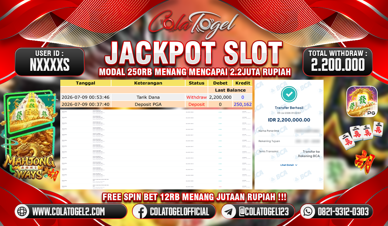 JACKPOT SLOT GACORR!!