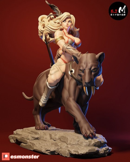Amazon – E.S Monster – 3D Print Model Amazon – E.S Monster – 3D Print Model