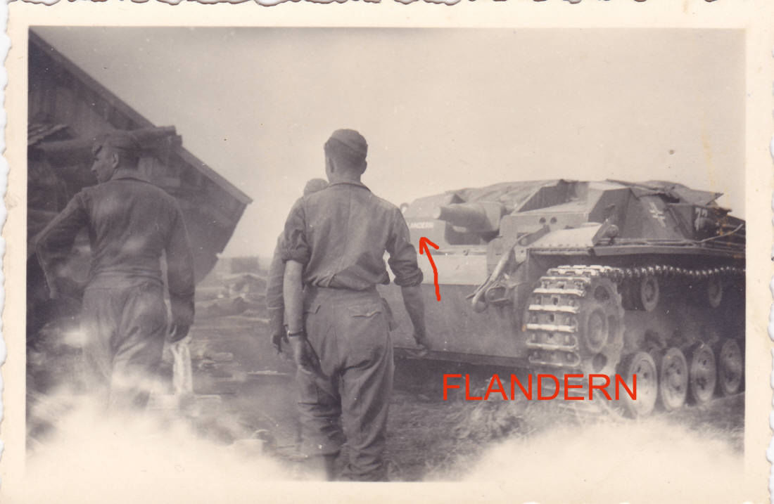 STUG Sturmgeschütz Nr 22   Kennung FLANDERN 1940