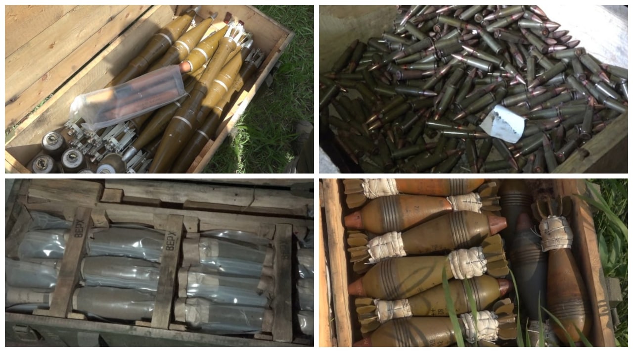 В Славяносербском районе на бывших позициях ВФУ обнаружены боеприпасы и взрывные устройства