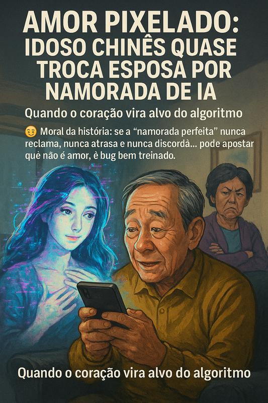 Amor Pixelado: Idoso Chinês Quase Troca Esposa por Namorada de IA
