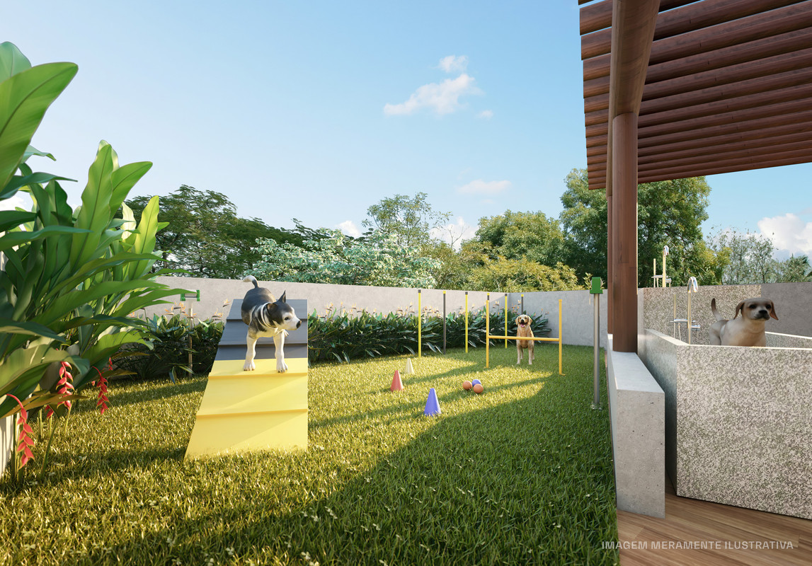 Pet place com dog wash do Icon Design Living para cuidados com pets