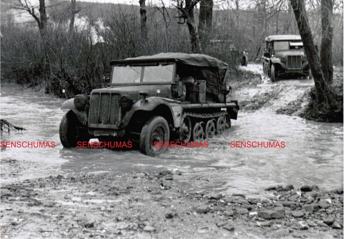 Sd. Kfz. 10 Jäger u. Gebirgsjäger. Kaukasus 1942-1943.