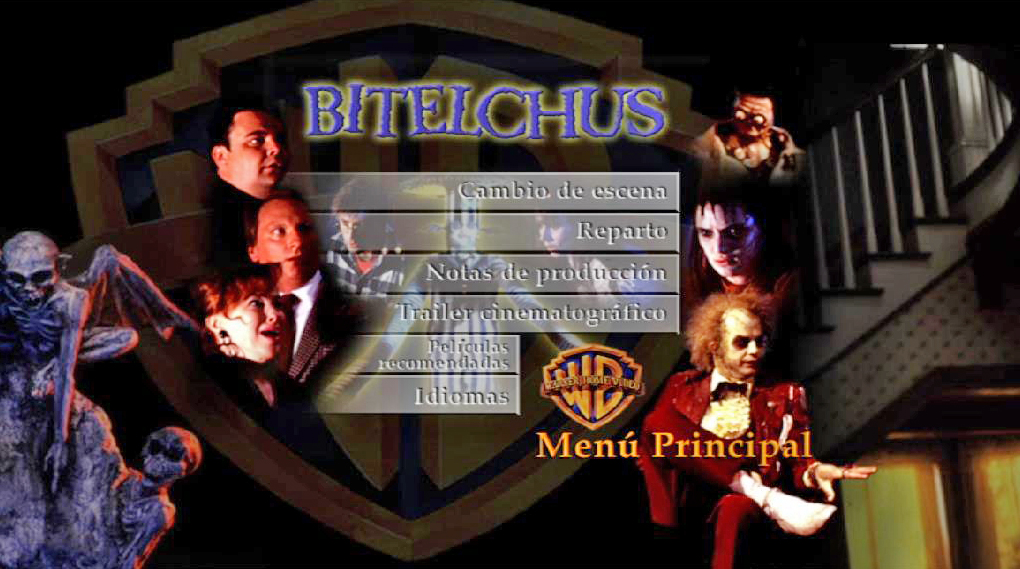 BEETLEJUICE MENU - Bitelchús (Beetlejuice) [1988] [Fantástico, comedia] [DVD5] [PAL] [Leng. ESP/ENG/DEU] [Subt. Multi]