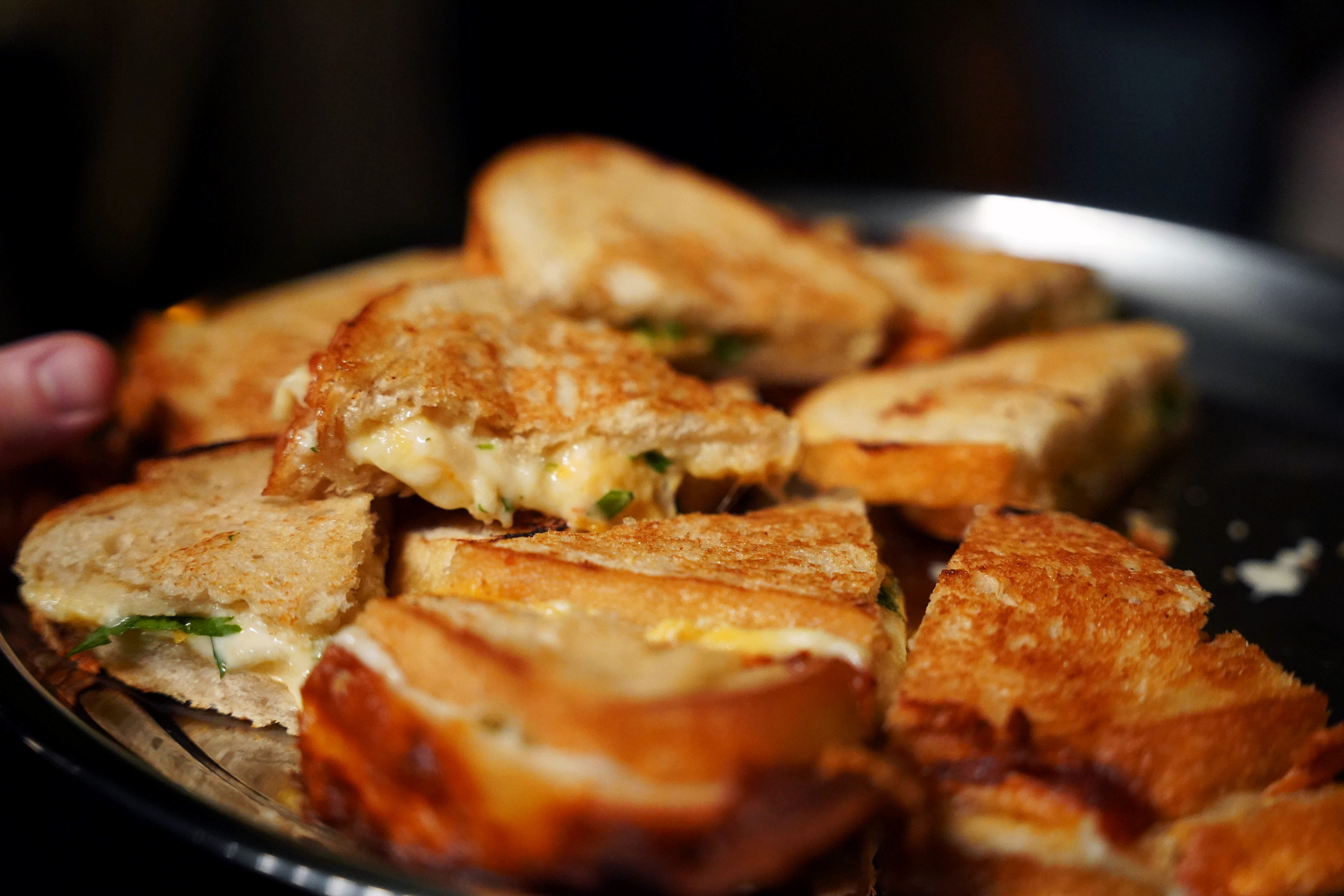 Perfect grilled cheese result