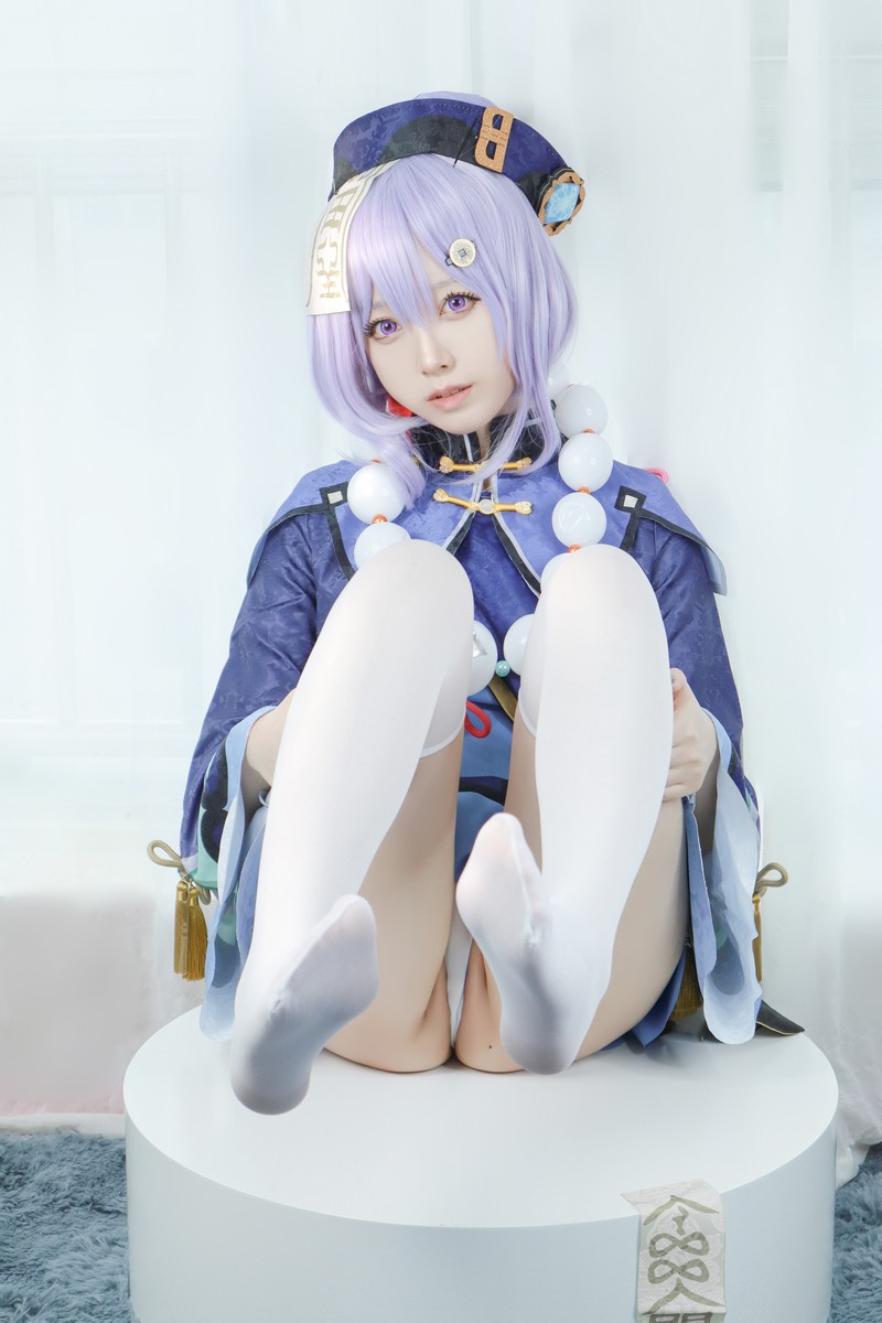 Asagiriai（愛ちゃん）原神 七七 Cosplay写真图集 35P 高清美图合集 (355MB)插图3