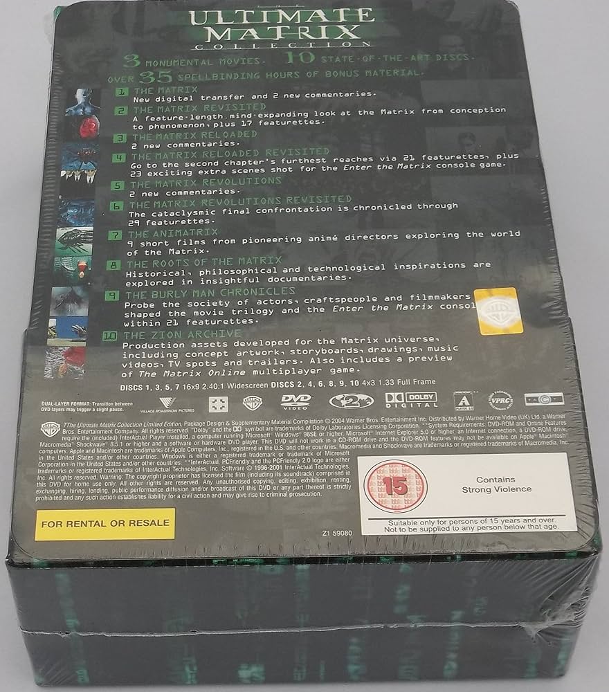 The Ultimate Matrix Collection (10 DVD's)