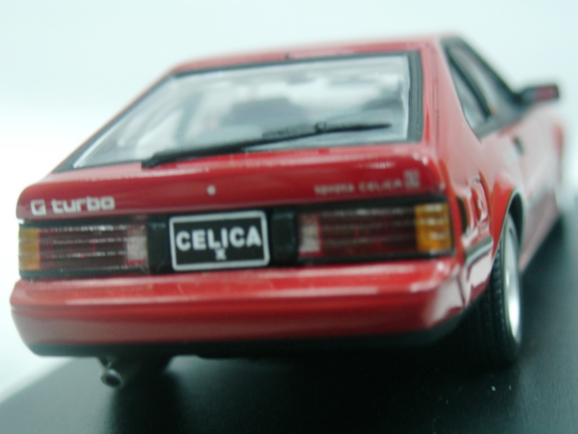 WOW EXTREMELY RARE Toyota Celica XX 2000 G Turbo RHD 1983 Red 1:43