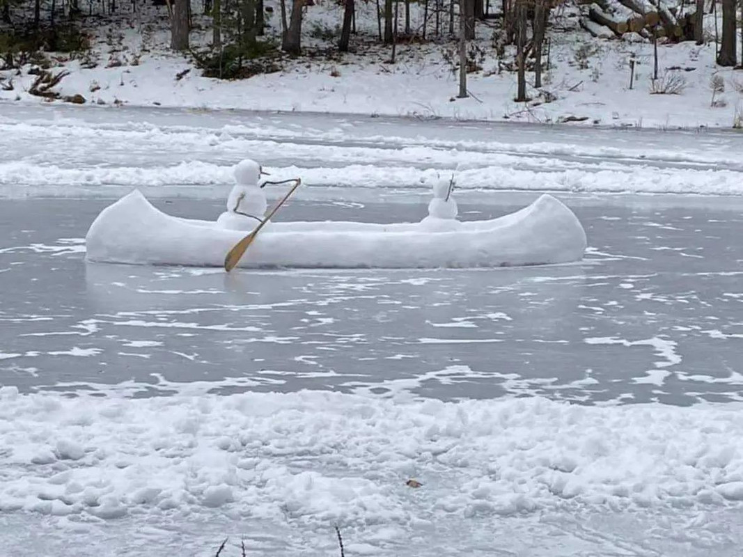 snowman and canoe 060824