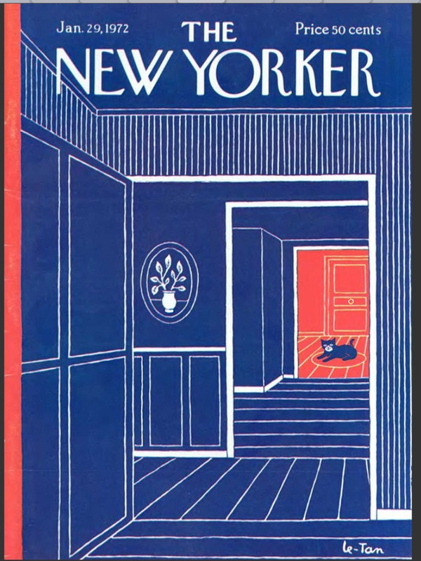 25-The New Yorker - 29 gennaio 1972 (Pierre Le-Tan)